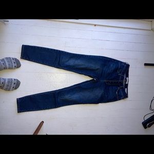 PacSun stretchy dark faded jeans high waisted